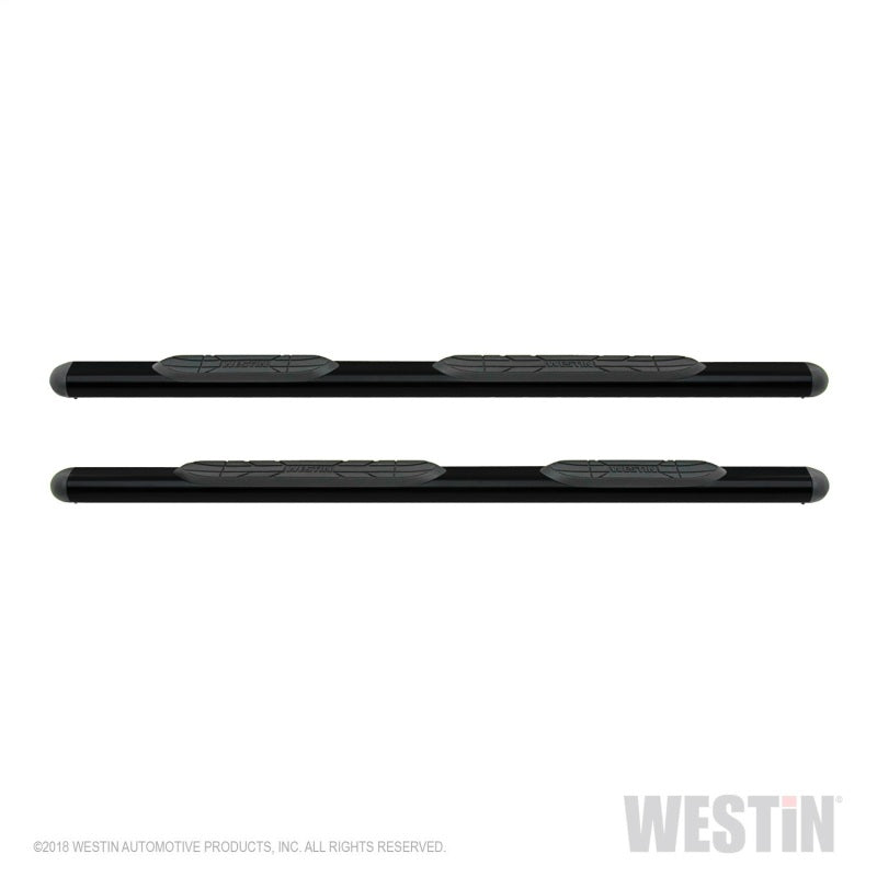 Westin Premier 4 Oval Nerf Step Bars - 85 in - Black