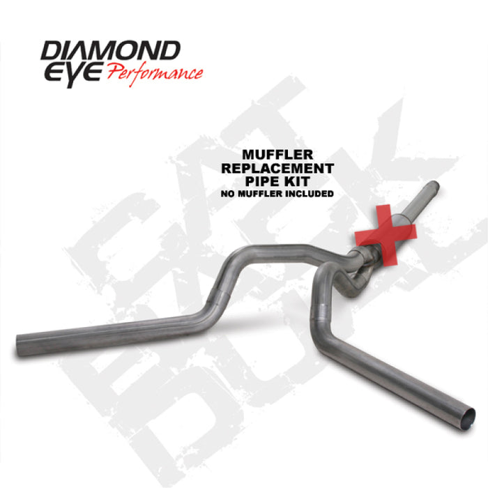 Diamond Eye KIT 4in CB DUAL SS: 94-97 FORD 7.3L F250/F350 PWRSTROKE