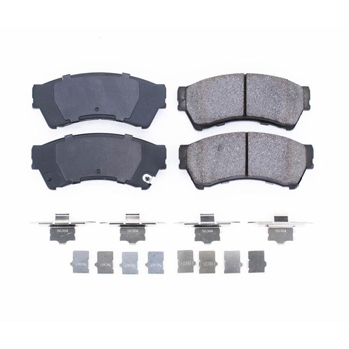 Power Stop 06-12 Ford Fusion Front Z17 Evolution Ceramic Brake Pads w/Hardware