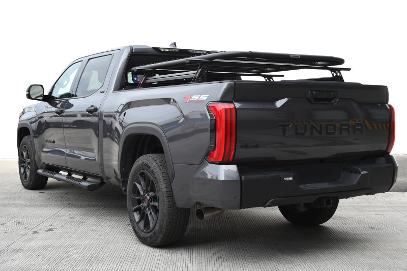 Go Rhino 15-22 Ford F-150 / 19-22 RAM 1500 / 07-21 Toyota Tundra XRS Cross Bars Kit - Tex. Blk