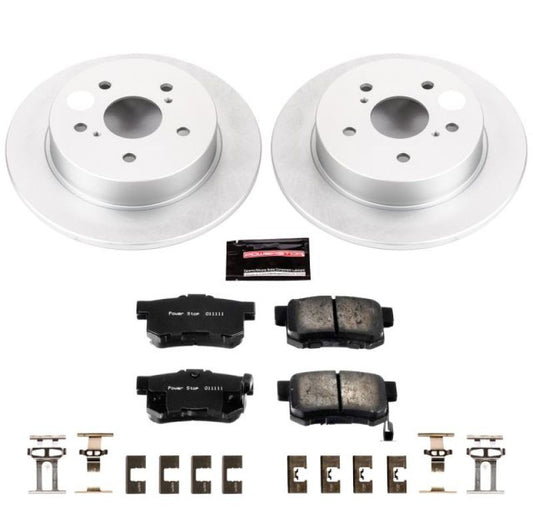 Power Stop 07-13 Suzuki SX4 Rear Z17 Evolution Geomet Coated Brake Kit