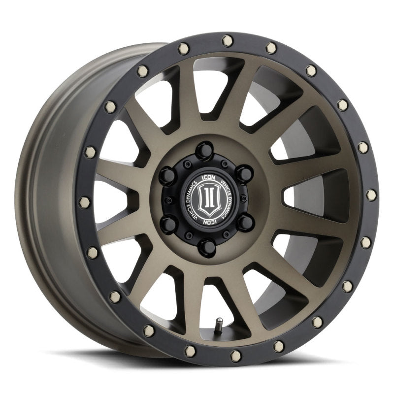 ICON Compression 17x8.5 6x135 6mm Offset 5in BS 87.1mm Bore Bronze Wheel