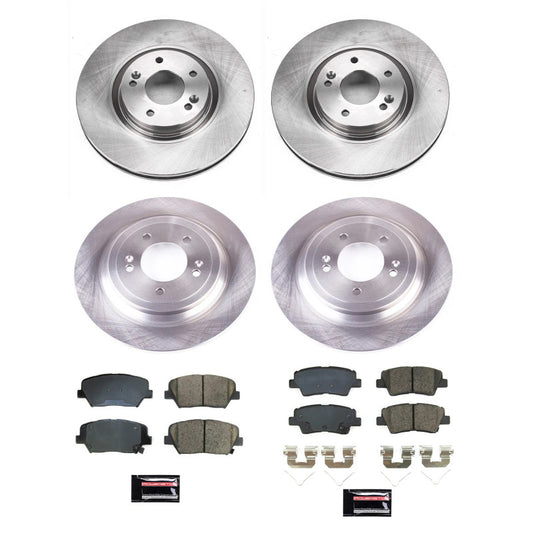 Power Stop 19-21 Hyundai Nexo Front & Rear Autospecialty Brake Kit