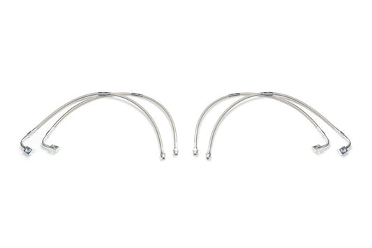 Fabtech 07-18 Jeep JK 4WD Front & Rear Extended Brake Line Kit