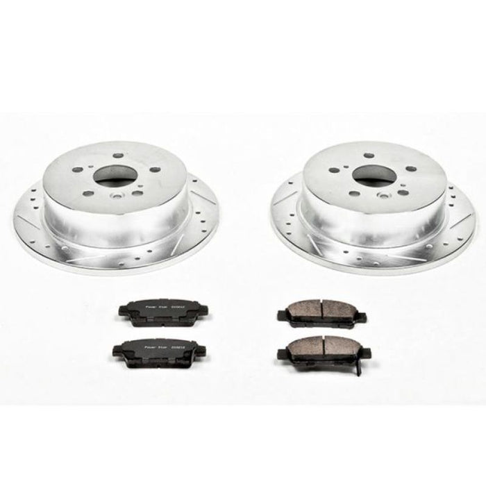 Power Stop 04-10 Toyota Sienna Rear Z23 Evolution Sport Brake Kit