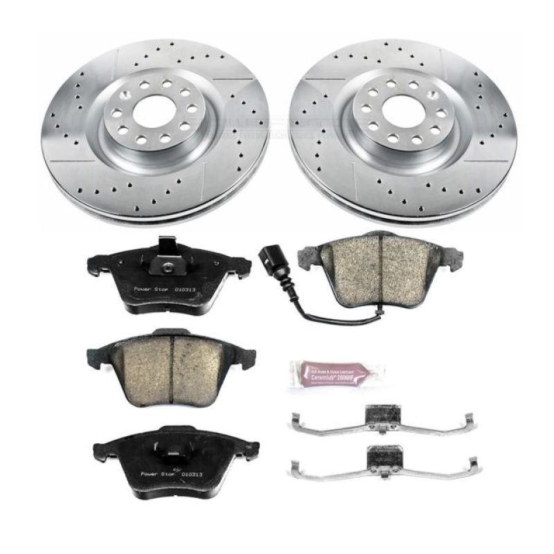 Power Stop 09-11 Volkswagen CC Front Z23 Evolution Sport Brake Kit