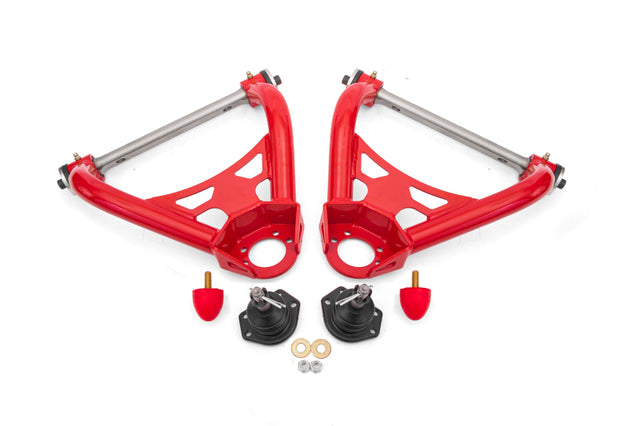 BMR 64-72 A-Body Non-Adj Upper A-Arms (Polyurethane) - Red BMR Suspension