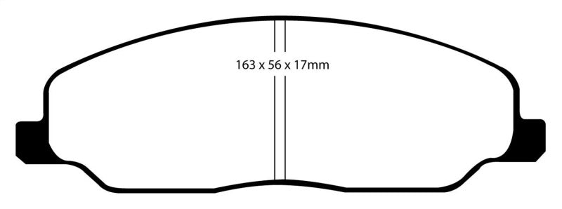 EBC 05-10 Ford Mustang 4.0 Redstuff Front Brake Pads