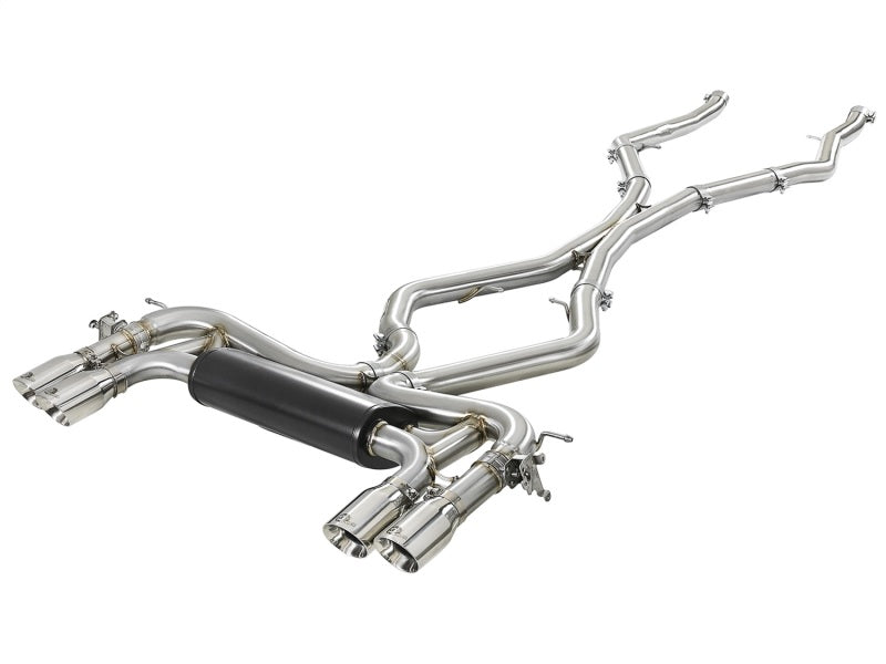 aFe MACHForce XP Exhausts Cat-Back SS 21 BMW M2 Competition L6-3.0L w/Polished Tips