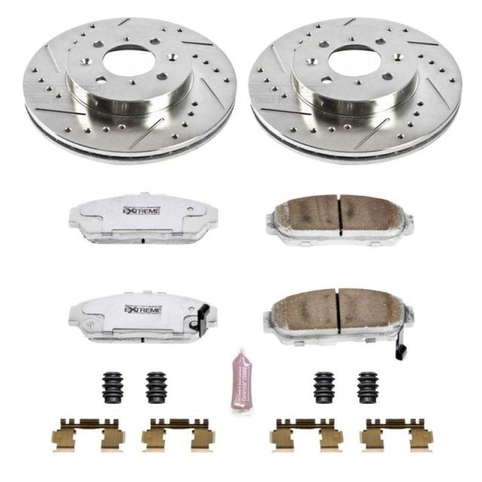 Power Stop 94-01 Acura Integra Front Z26 Street Warrior Brake Kit