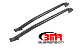 BMR 79-04 Fox Mustang Hardtop Only Weld-On Boxed STD. Subframe Connectors - Black Hammertone BMR Suspension