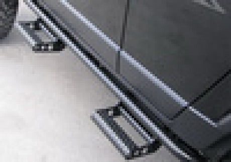 N-Fab RKR Step System 16-17 Nissan Titan/Titan XD Crew Cab - Tex. Black - 1.75in