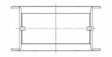 ACL Chevrolet V8 396/402/427/454 Race Series Standard Size 0.080in Narrowed Main Bearing Set