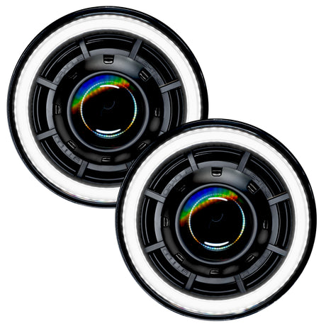 Oracle Oculus 7in Bi-LED Projector Headlights for Jeep Wrangler JK - 6000K