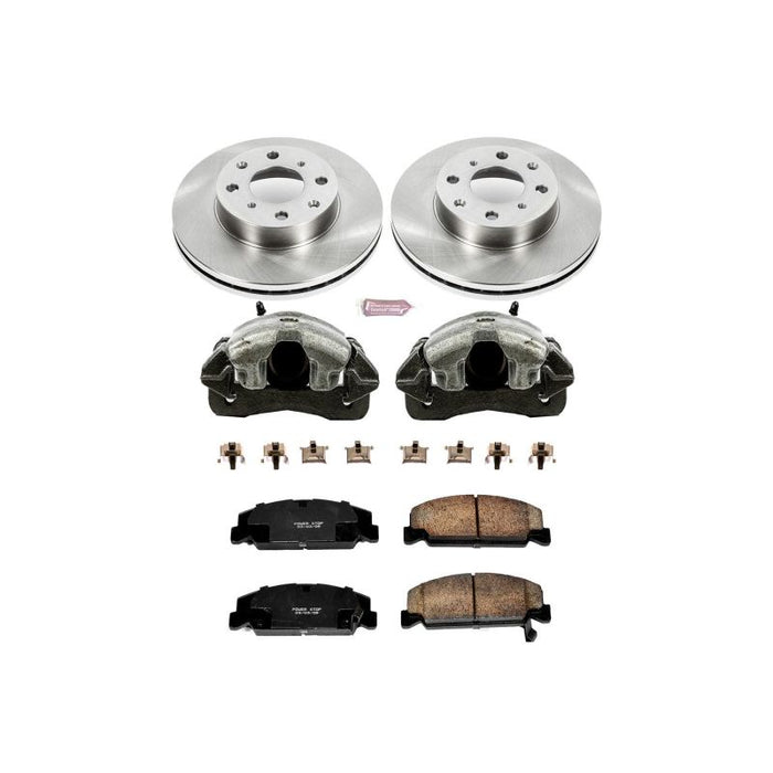 Power Stop 90-00 Honda Civic Front Autospecialty Brake Kit w/Calipers