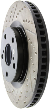 StopTech 07-09 Lexus ES 250/ES 300/ ES330/ES350 SportStop Slotted & Drilled Right Front Rotor