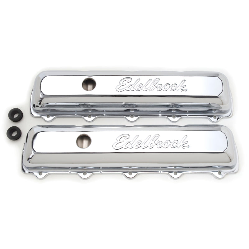 Edelbrock Valve Cover Signature Series Oldsmobile 350-455 CI V8 Chrome