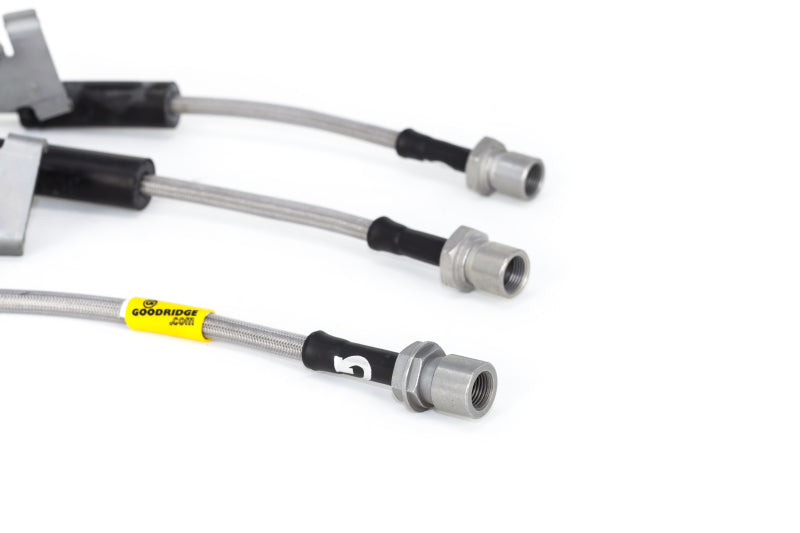 Goodridge 08-13 Chevrolet Silverado (w/ Rear Drum w/o Active Brake Control) SS Brake Lines