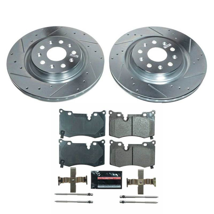 Power Stop 20-21 Chevrolet Corvette Rear Z23 Evolution Brake Kit