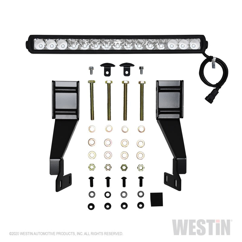 Westin 2020 Chevy Silverado 2500/3500 Ultimate LED Bull Bar - Textured Black