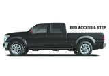 N-Fab Nerf Step 05-15 Toyota Tacoma Access Cab 6ft Bed - Tex. Black - Bed Access - 2in