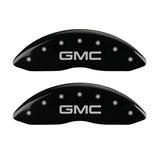 MGP 2 Caliper Covers Engraved Front GMC Black Finish Silver Characters 2008 GMC Canyon