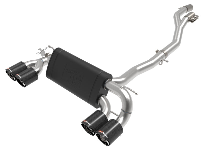 aFe MACHForce XP Exhausts Cat-Back SS 19-21 BMW M2 Competition L6-3.0L w/Carbon Fiber Tips