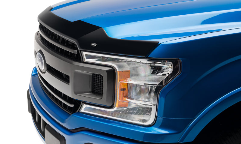 AVS 15-18 Ford F-150 Aeroskin Low Profile Acrylic Hood Shield - Smoke