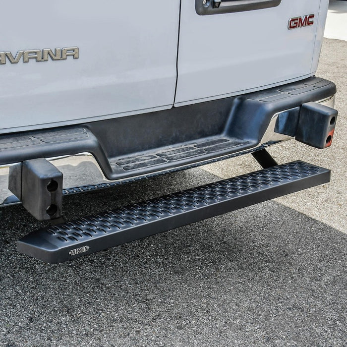 Westin Ford Transit Van 150/250/350 (Single 54in. Pass Door) Grate Steps Running Boards - Tex. Blk