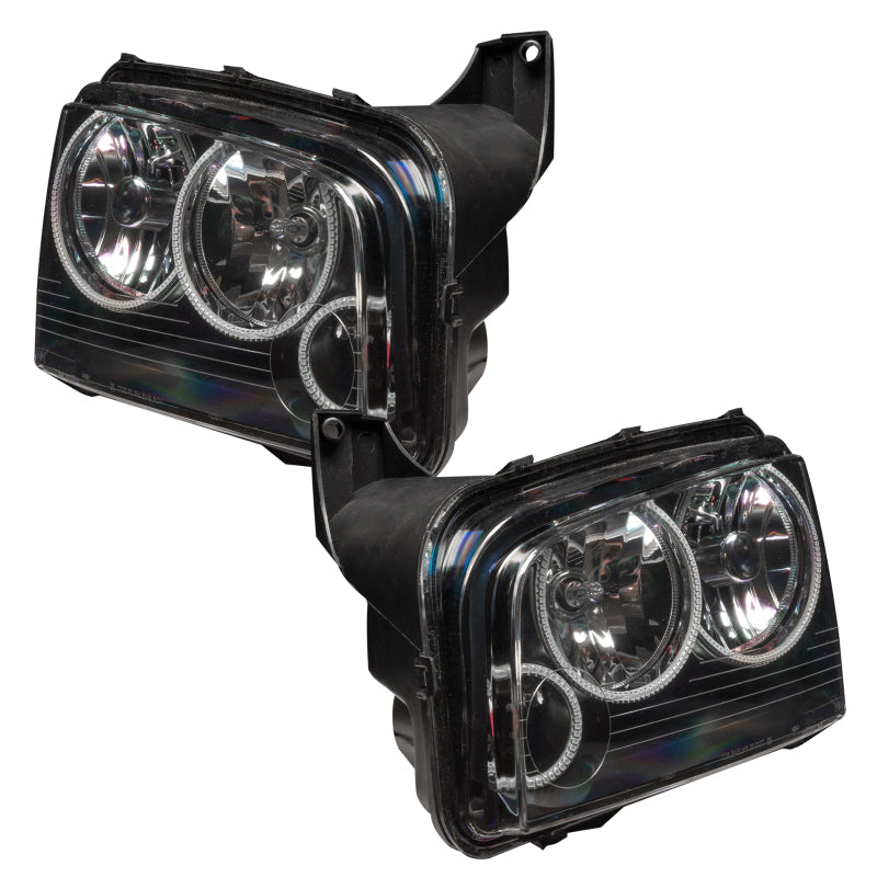 Oracle 05-10 Dodge Charger SMD HL (Non-HID) - Triple Halo - ColorSHIFT w/ BC1 Cntrl