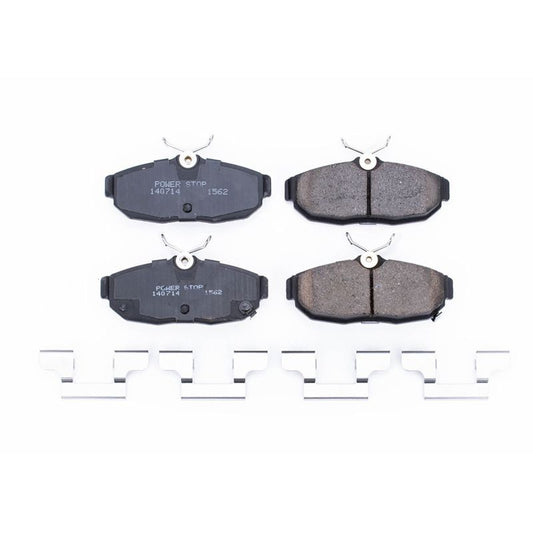 Power Stop 2012 Ford Mustang Rear Z17 Evolution Ceramic Brake Pads w/Hardware