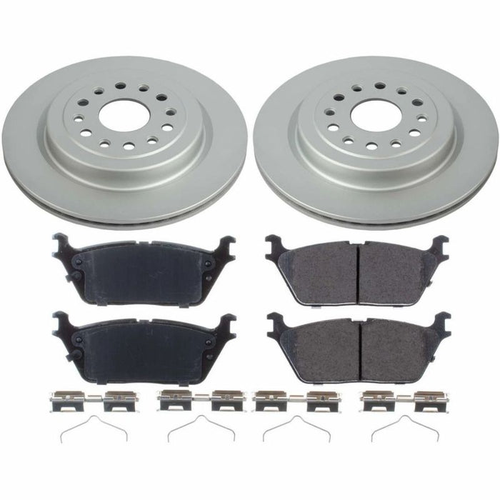 Power Stop 2019 Ram 1500 Rear Z17 Evolution Geomet Coated Brake Kit