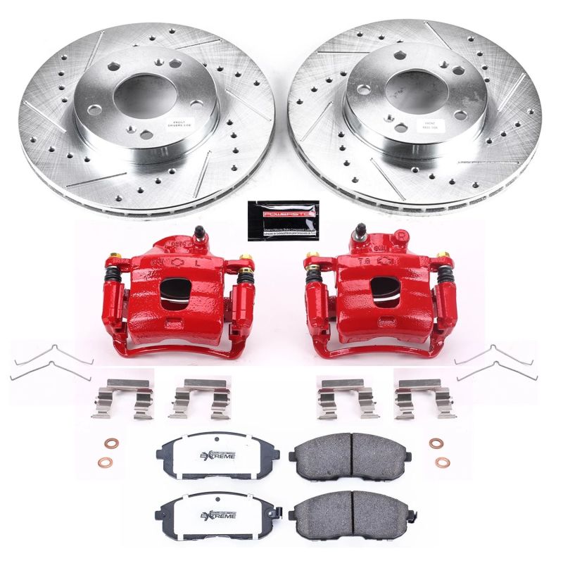 Power Stop 96-99 Infiniti I30 Front Z26 Street Warrior Brake Kit w/Calipers