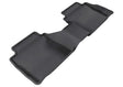 3D MAXpider 2013-2020 Ford/Lincoln Fusion/MKZ Kagu 2nd Row Floormats - Black 3D MAXpider