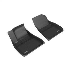3D MAXpider 2018-2019 Tesla Model 3 Kagu 1st Row Floormat - Black 3D MAXpider