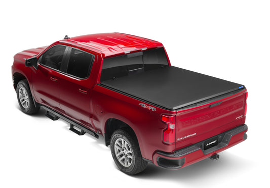 Lund 2020 Chevy Silverado 2500HD/3500HD (8ft. Bed w/o Side Boxes) Hard Fold Tonneau Cover - Black