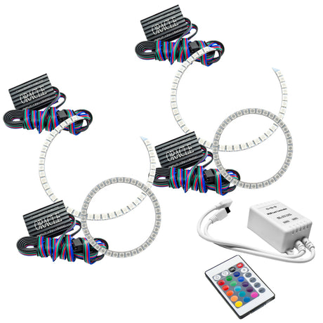 Oracle BMW 3 Series 06-11 LED Halo Kit - Non-Projector - ColorSHIFT w/ Simple Cntrl