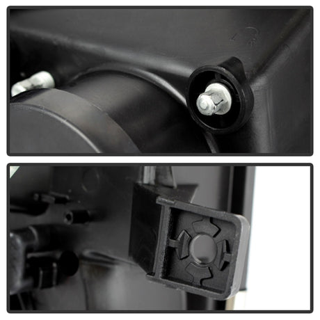 Spyder Ford F150 13-14 Projector Factory Xenon Model- Light Bar DRL Blk PRO-YD-FF15013-LBDRL-HID-BK
