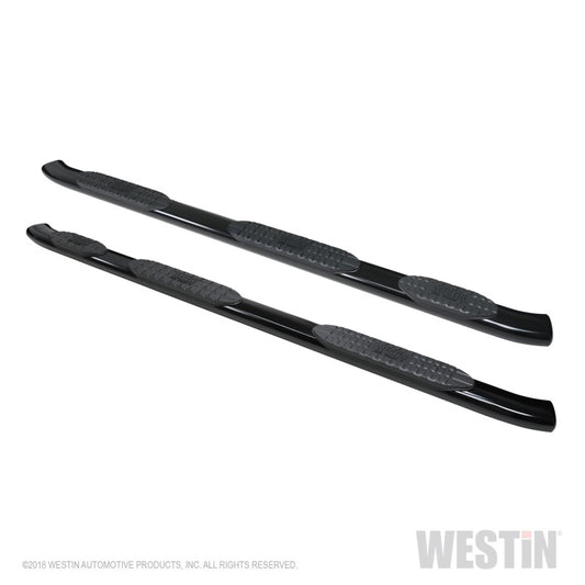 Westin 19-22 RAM 1500 Quad Cab 6.5ft Bed (Excl. Classic) PRO TRAXX 5 Oval W2W Nerf Step Bars - Blk