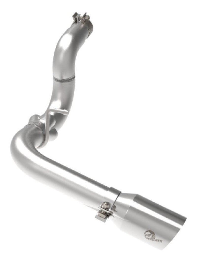 aFe 20-21 Jeep Wrangler Large Bore-HD 3in 304 Stainless Steel DPF-Back Exhaust System - Polished Tip