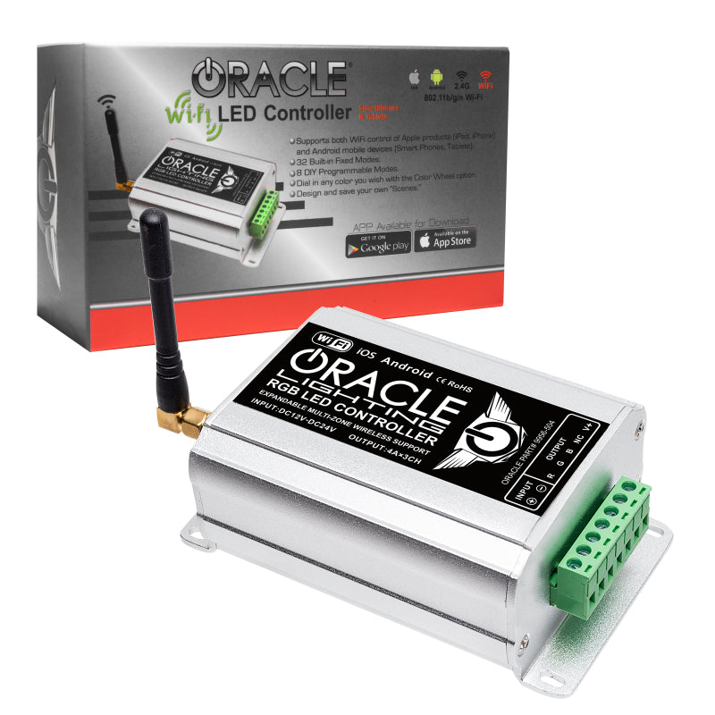 Oracle 15-21 Dodge Charger RGB+W DRL Headlight DRL  Kit - ColorSHIFT w/ BC1 Controller