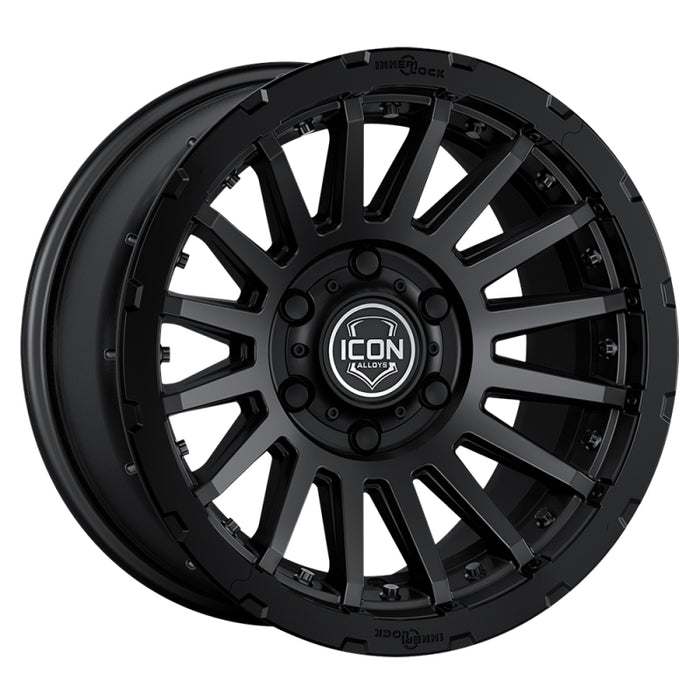 ICON Recon Pro 17x8.5 5 x 150 25mm Offset 5.75in BS Satin Black Wheel