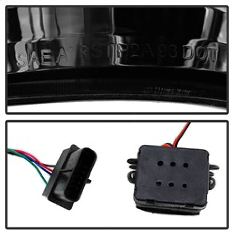 xTune Yukon Denali 99-00 LED Tail Lights w/ 3rd LED Brake Light Smoked ALT-JH-CCK88-LED-SET-SM