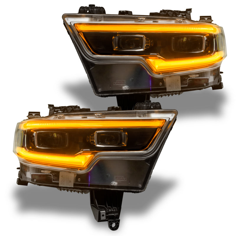 Oracle 19-21 RAM 1500 Projector LED Headlight DRL Kit - ColorSHIFT RGBW+A w/o Cntrl