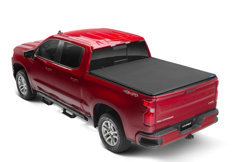 Lund 2020 Chevy Silverado 2500 HD (6.9ft. Bed) Genesis Elite Tri-Fold Tonneau Cover - Black