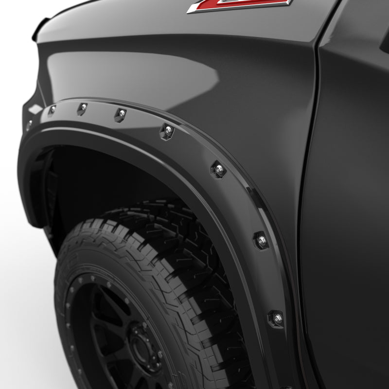 EGR 19-22 Chevrolet Silverado 1500 Traditional Bolt-On Look Fender Flares Black Set Of 4