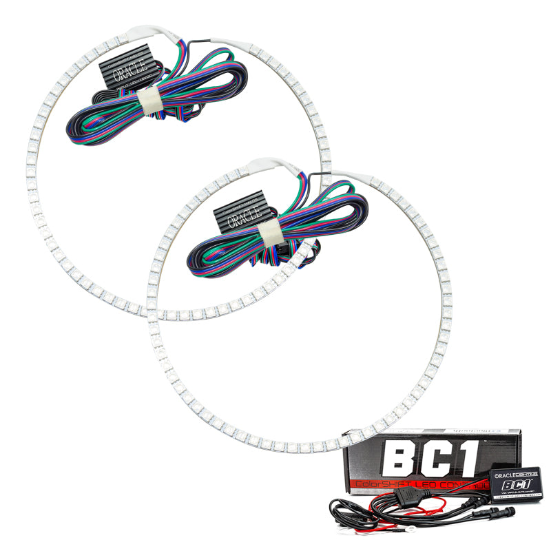 Oracle Ford Mustang 13-14 Halo Kit - HID (Projector) Style - ColorSHIFT w/ BC1 Cntrl SEE WARRANTY