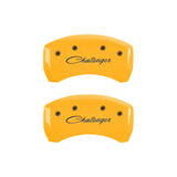 MGP 4 Caliper Covers Engraved Front & Rear Daytona Black finish silver ch