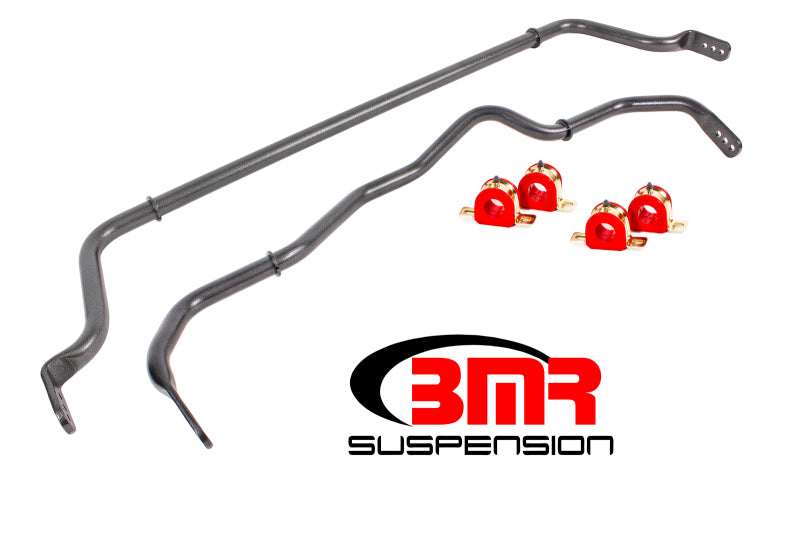 BMR 16-18 Chevy Camaro Sway Bar Kit w/ Bushings - Black Hammertone