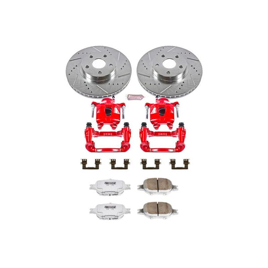 Power Stop 05-10 Scion tC Front Z26 Street Warrior Brake Kit w/Calipers